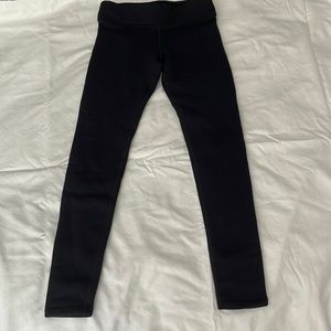 Athleta Girl black polartec leggings size 12